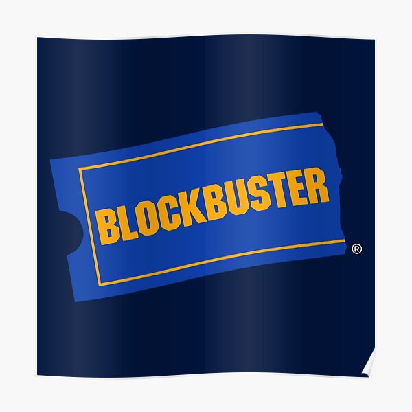 Blockbuster Posters Redbubble