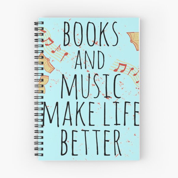 Item preview, books and music make life better #3 designed and sold by FandomizedRose.