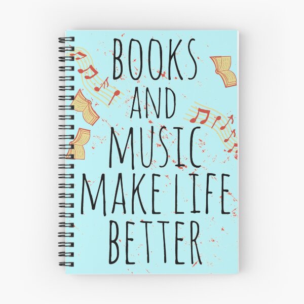 Item preview, books and music make life better #3 designed and sold by FandomizedRose.