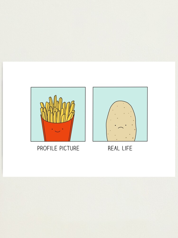 Alternate view of Fries vs Potato Photographic Print
