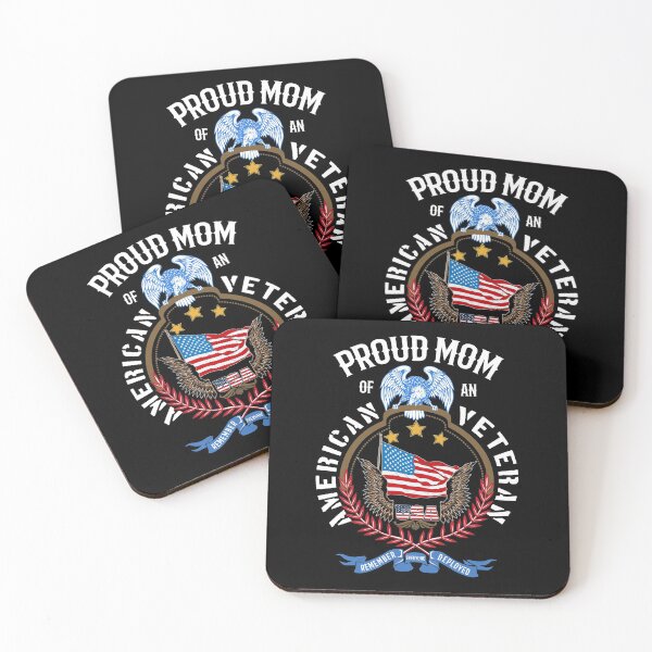 Item preview, Proud Mom Of An American Veteran US Soldier July 4th R.E.D. designed and sold by Basti09.