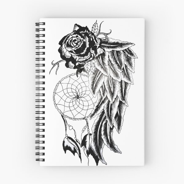 Item preview, Rose and Feathers Dreamcatcher designed and sold by ianearthcore.