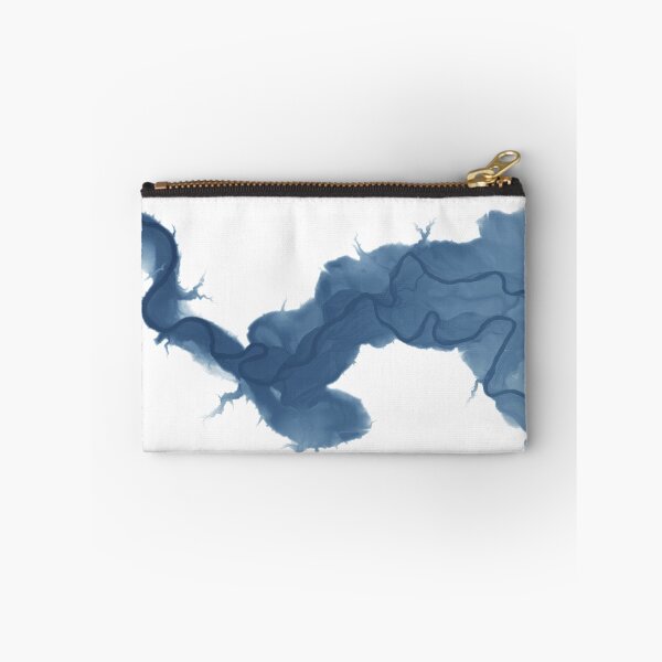 Item preview, Artsy River Map - Wildcat Creek, Indiana  (Low Saturation) designed and sold by Henrik Gulliksen Schüller.
