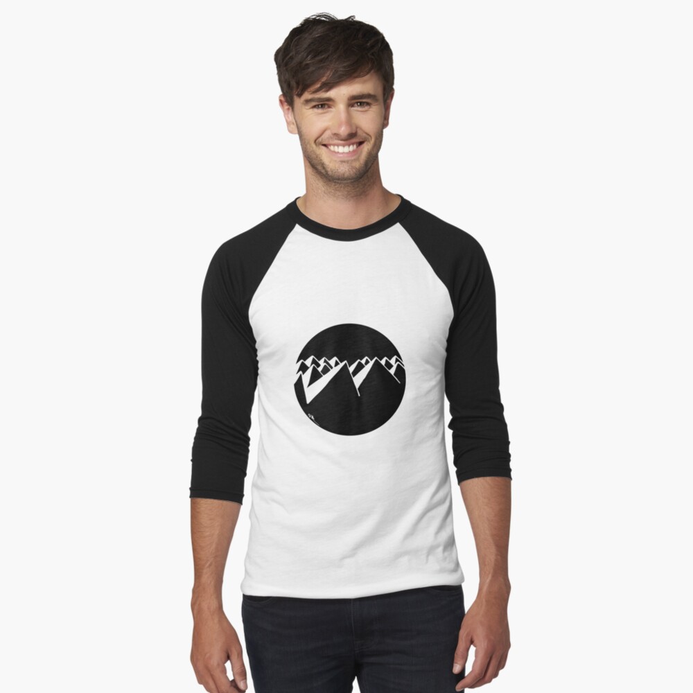 Item preview, Baseball ¾ Sleeve T-Shirt designed and sold by atelierkota.