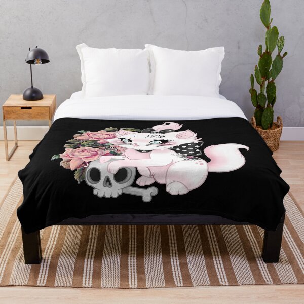 Crazy Cat Lady Throw Blankets Redbubble