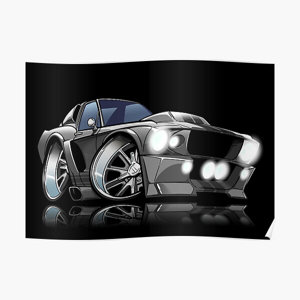 Poster Eleanor Mustang Redbubble