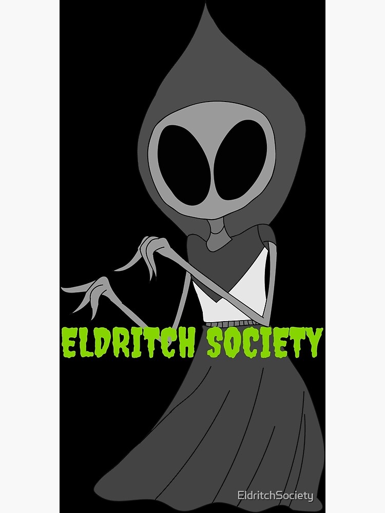 Eldritch Society Flatwoods Monster Logo Metal Print By