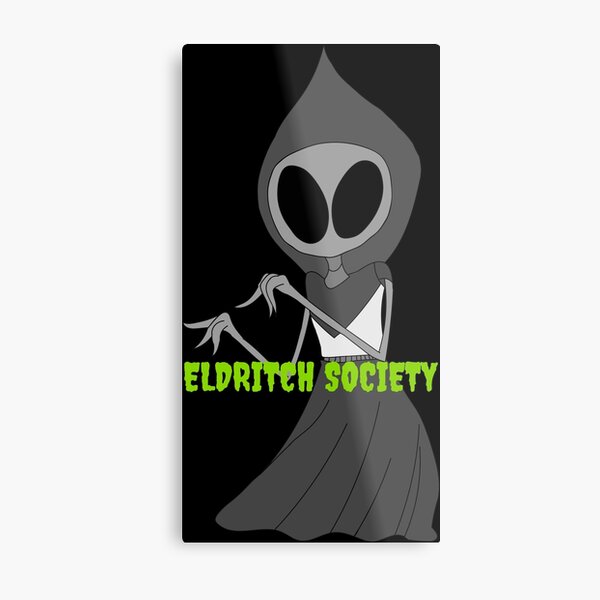 Eldritch Society Flatwoods Monster Logo Metal Print By