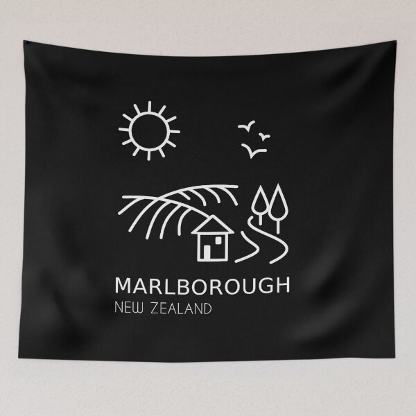 Item preview, Marlborough Wine Country New Zealand White designed and sold by kiwishirts.