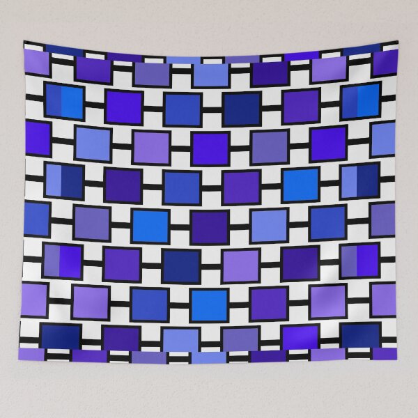 Item preview, Repeating Blues Coloured Squares Pattern  designed and sold by GetItGiftIt.
