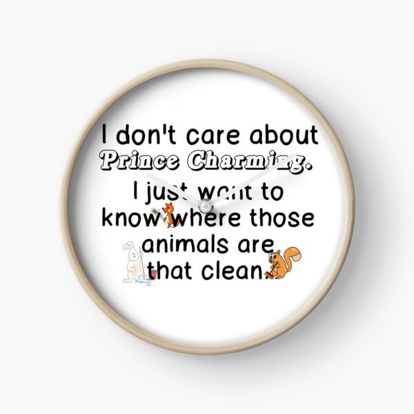 ANIMALS THAT CLEAN Clock