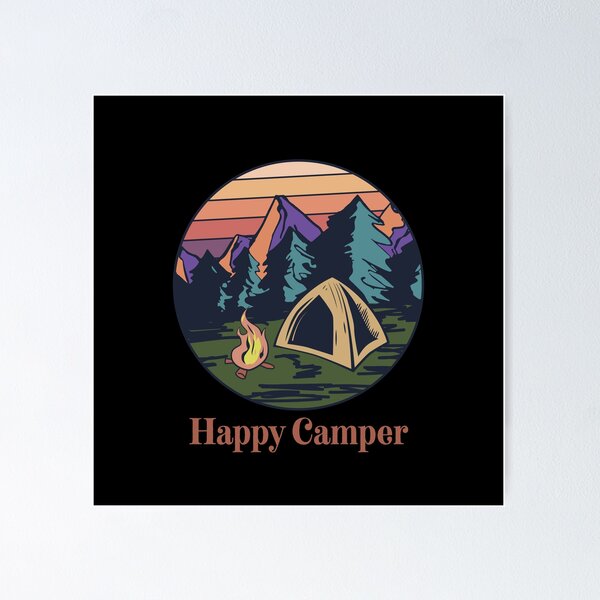 Item preview, Happy Camper designed and sold by Twenty2Creative.