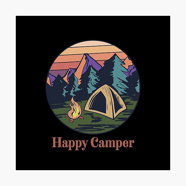 Item preview, Happy Camper designed and sold by Twenty2Creative.