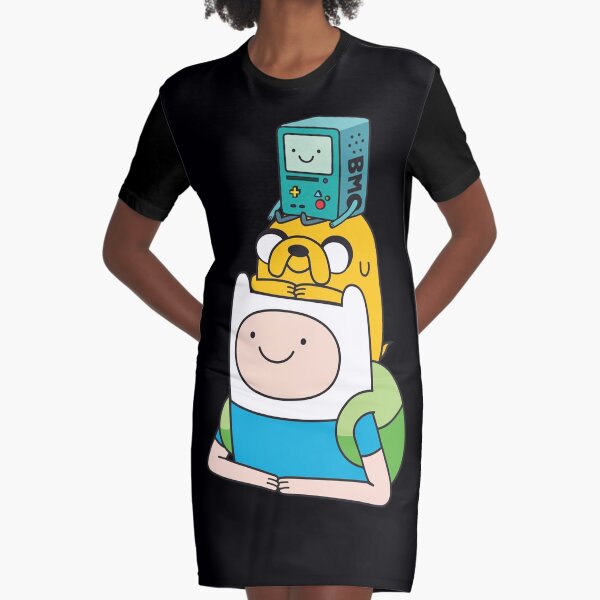 Finn Jake BMO Graphic T-Shirt Dress
