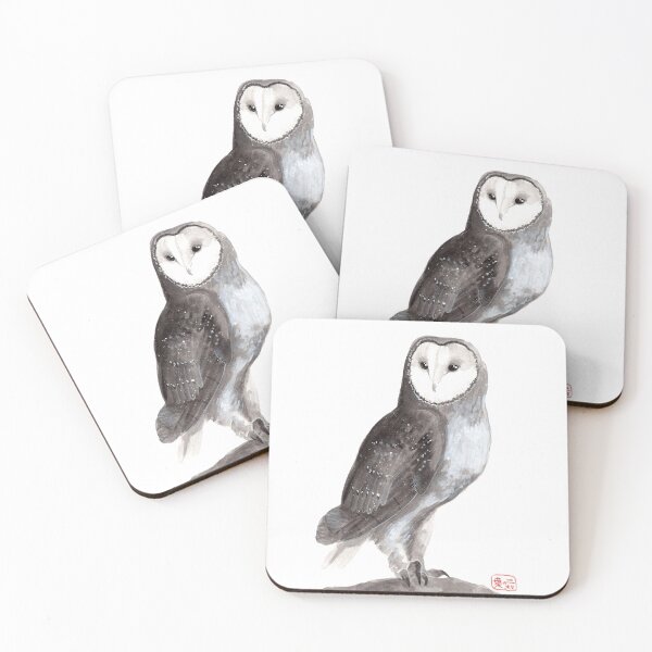 Item preview, Sumi-e Owl designed and sold by Threeleaves.