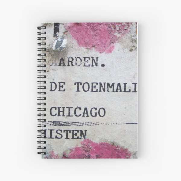 Urban poetry Spiral Notebook