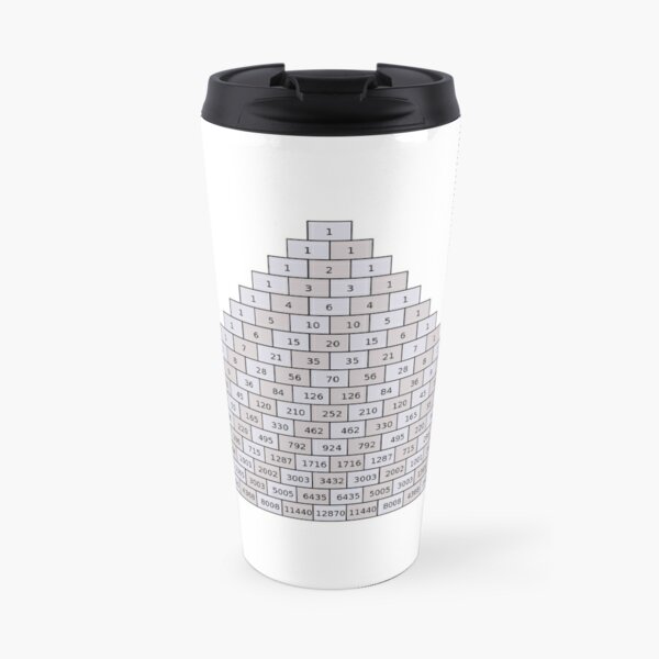 Pascal's Triangle #PascalsTriangle Number Pattern #NumberPattern Travel Coffee Mug