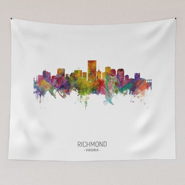 Item preview, Richmond Virginia Skyline designed and sold by ArtPrints.