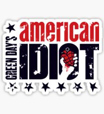 Amerikanischer Idiot Sticker