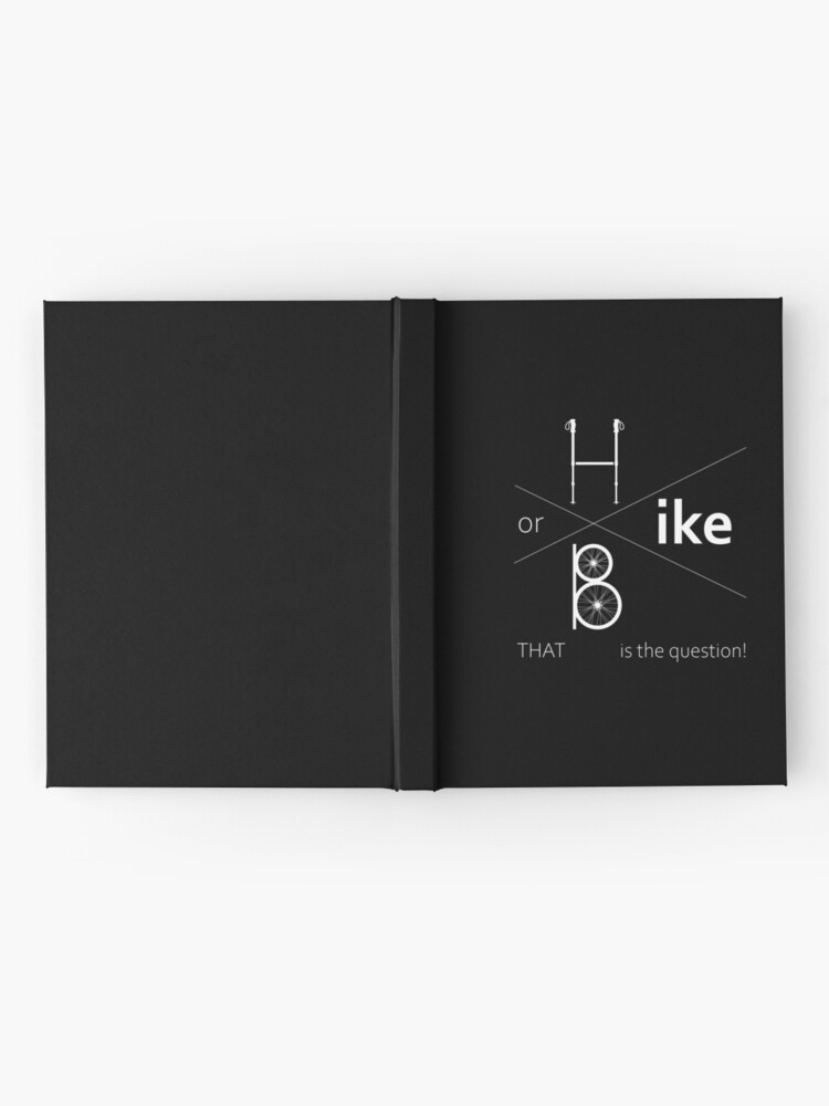 Alternate view of Hike or bike Hardcover Journal