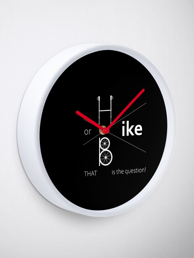Alternate view of Hike or bike Clock