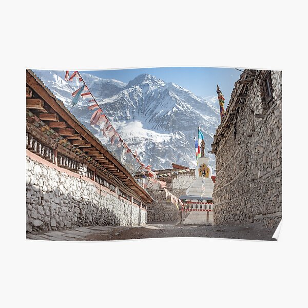 Manang, circuit de l'Annapurna Poster