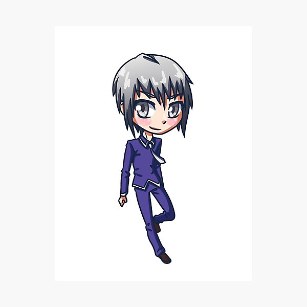 Yuki Sohma Chibi Photographic Print For Sale By Lankysandwich Redbubble 5947