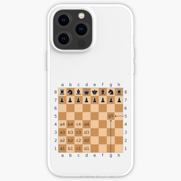 Algebraic notation (or AN) is a method for recording and describing the moves in a game of chess iPhone Soft Case