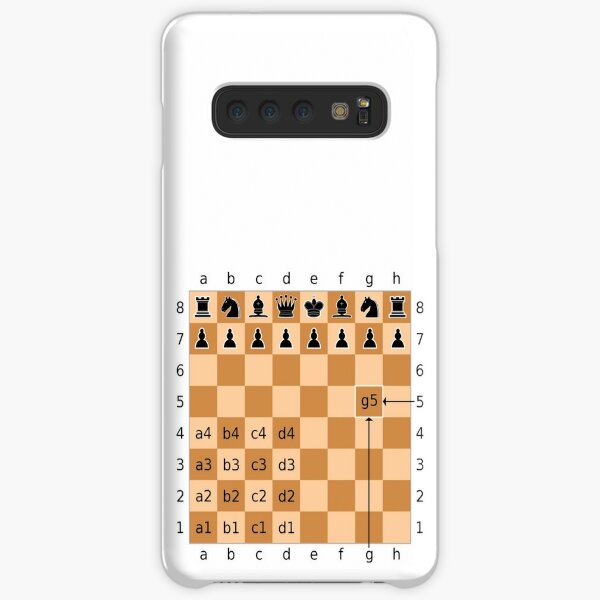 Algebraic notation (or AN) is a method for recording and describing the moves in a game of chess Samsung Galaxy Snap Case
