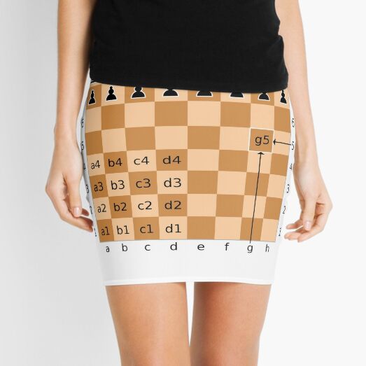 Algebraic notation (or AN) is a method for recording and describing the moves in a game of chess Mini Skirt