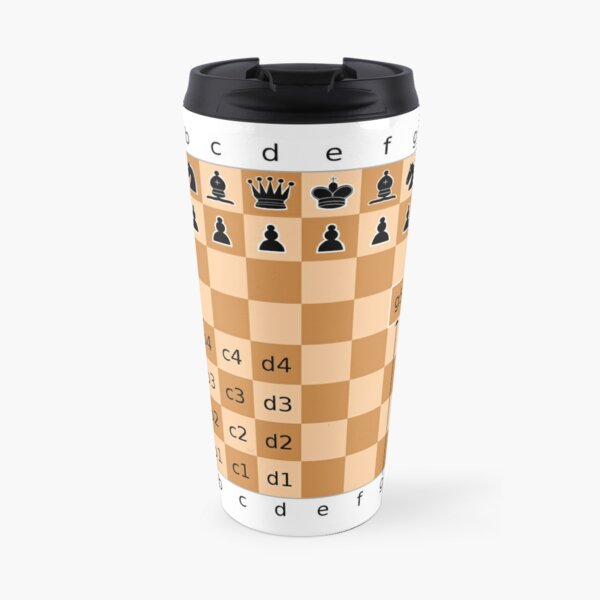 Algebraic notation (or AN) is a method for recording and describing the moves in a game of chess #Algebraicnotation #game #chess #Algebraic #notation Travel Coffee Mug