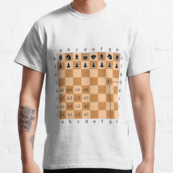 Algebraic notation (or AN) is a method for recording and describing the moves in a game of chess Classic T-Shirt