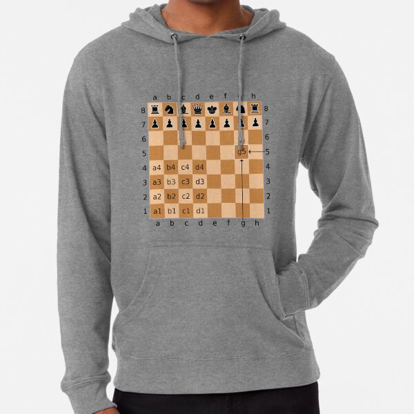 Algebraic notation (or AN) is a method for recording and describing the moves in a game of chess Lightweight Hoodie