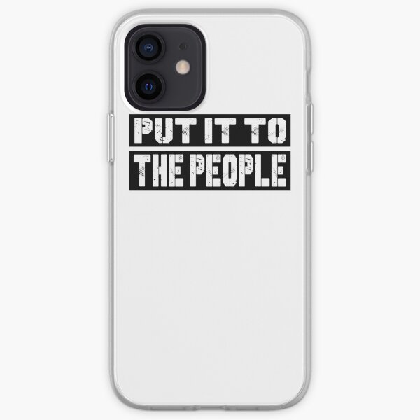 Put It to the People Anti Brexit. March To Demand Peoples Vote. iPhone Soft Case