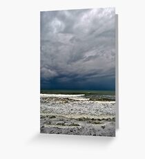 Stormy Surf Greeting Card