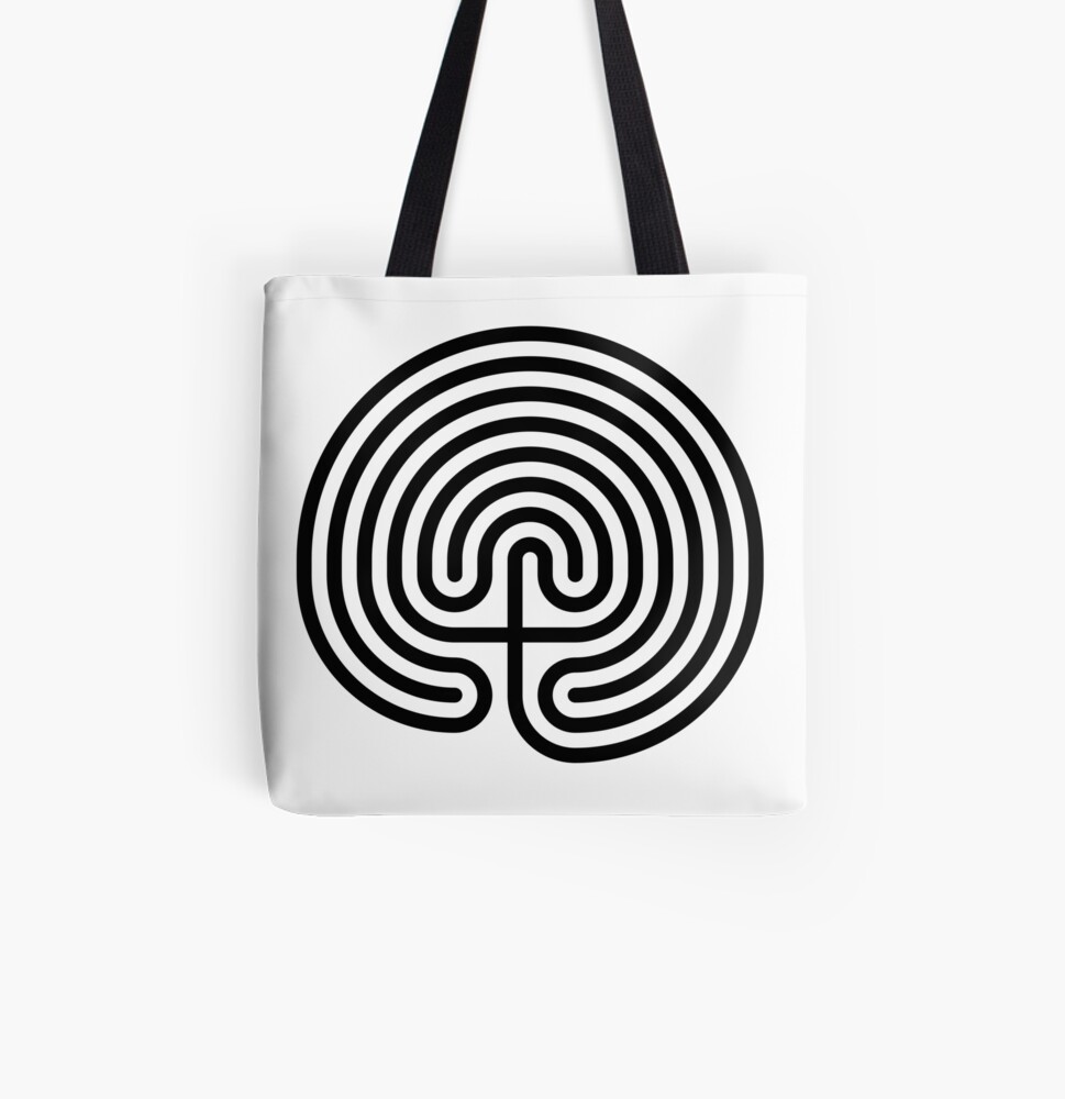 Cretan labyrinth, tb,1400x1400,small-c,1,330,1000,1000-bg,f8f8f8