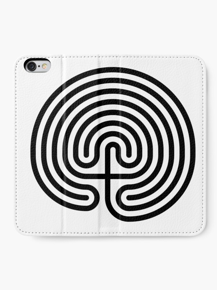 Alternate view of #Cretan, #labyrinth, Cretanlabyrinth iPhone Wallet