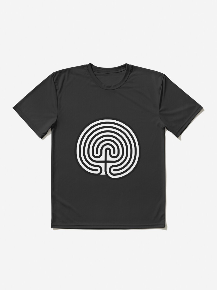 Alternate view of #Cretan, #labyrinth, Cretanlabyrinth Active T-Shirt