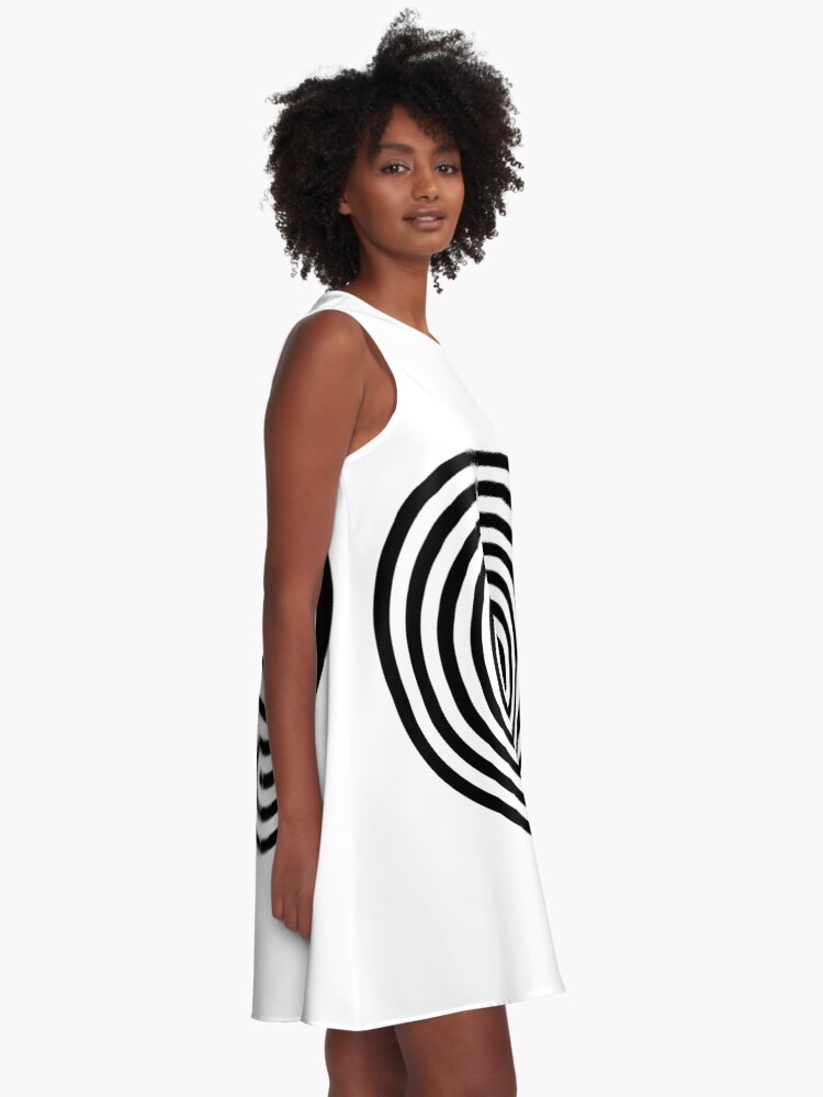 Alternate view of #Cretan, #labyrinth, Cretanlabyrinth A-Line Dress