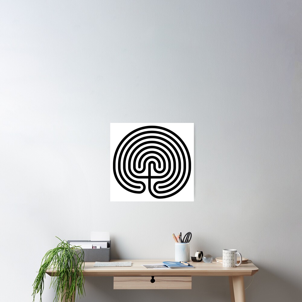 #Cretan, #labyrinth, Cretanlabyrinth Poster