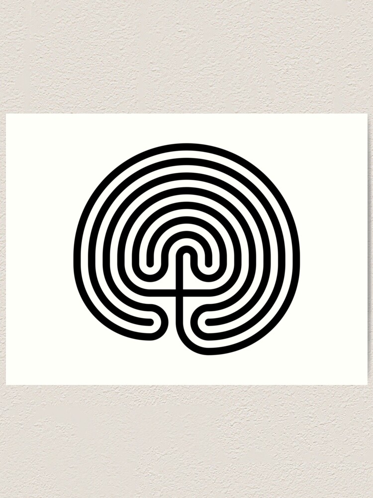 Alternate view of #Cretan, #labyrinth, Cretanlabyrinth Art Print