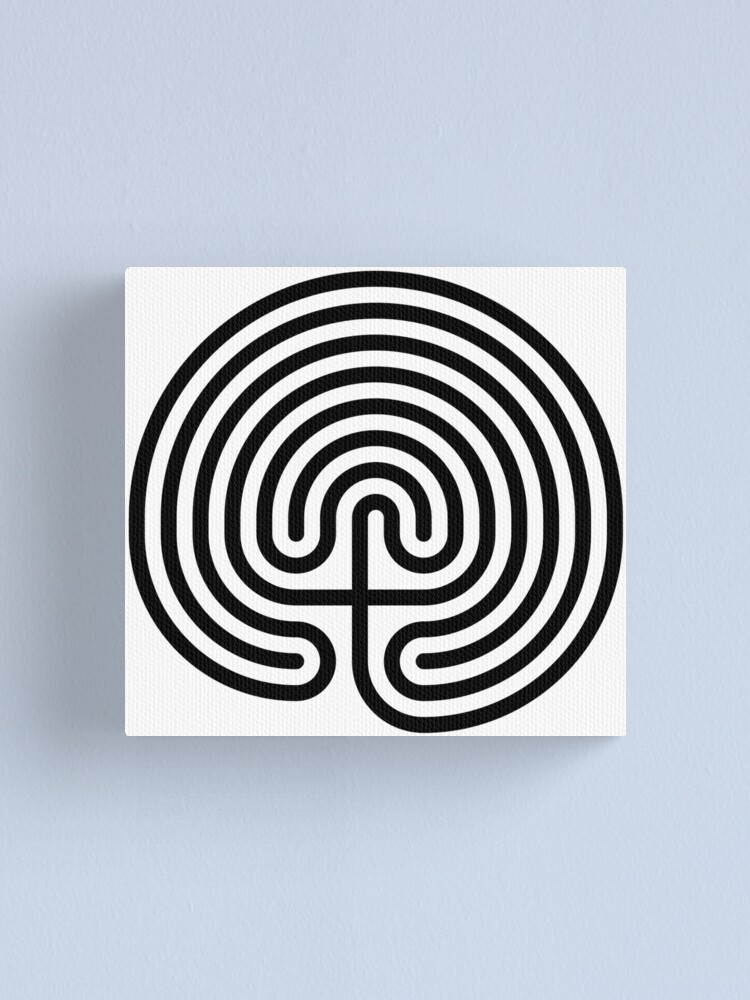 Alternate view of #Cretan, #labyrinth, Cretanlabyrinth Canvas Print