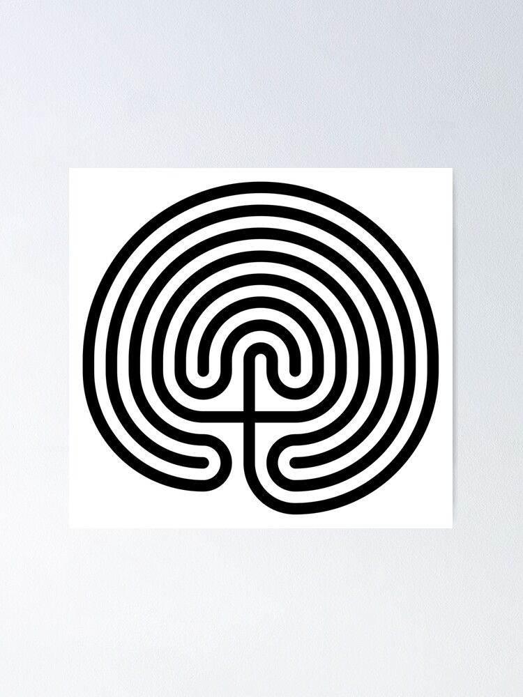 Alternate view of #Cretan, #labyrinth, Cretanlabyrinth Poster