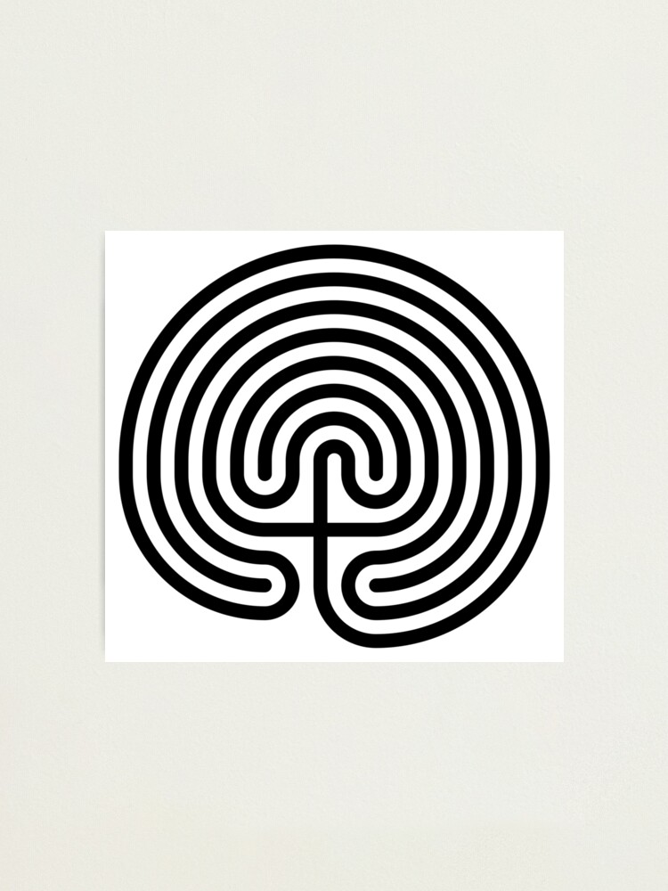 Alternate view of #Cretan, #labyrinth, Cretanlabyrinth Photographic Print