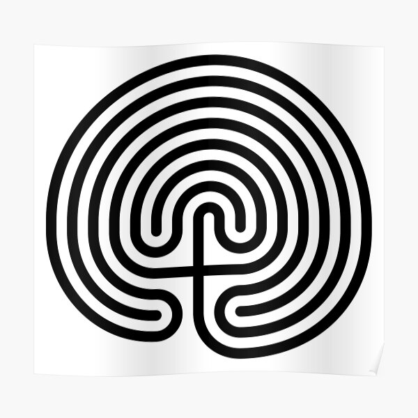 #Cretan, #labyrinth, Cretanlabyrinth Poster