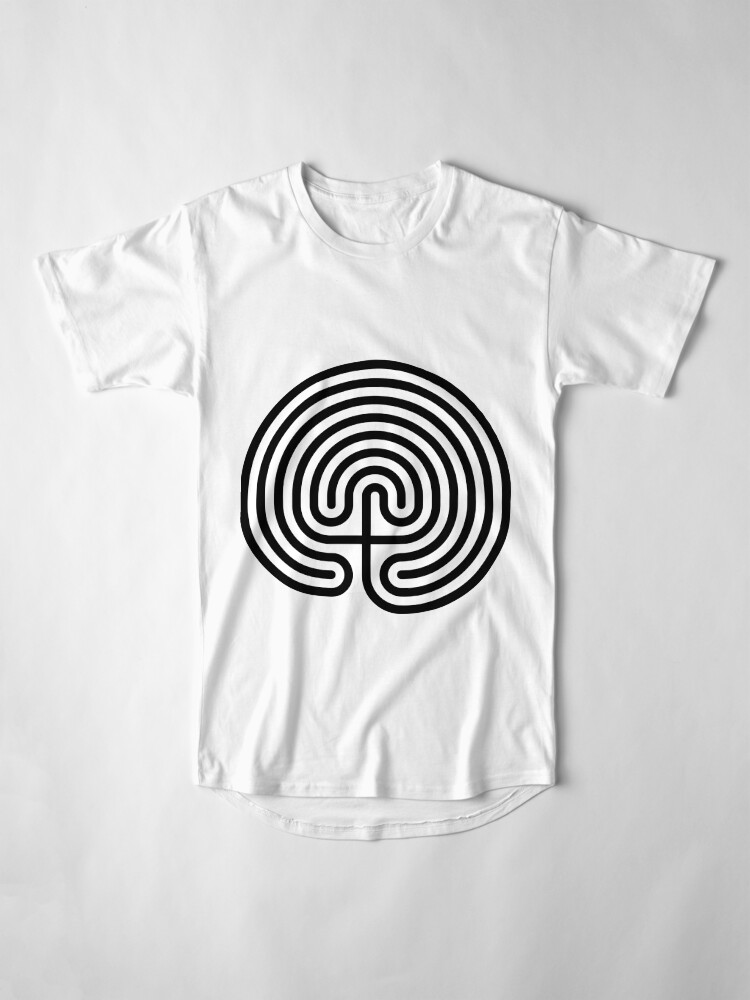 Alternate view of #Cretan, #labyrinth, Cretanlabyrinth Long T-Shirt
