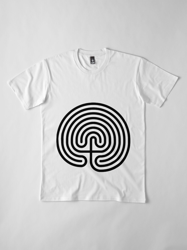 Alternate view of #Cretan, #labyrinth, Cretanlabyrinth Premium T-Shirt