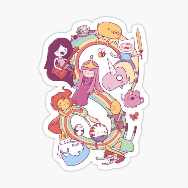 Heroes of Ooo Sticker