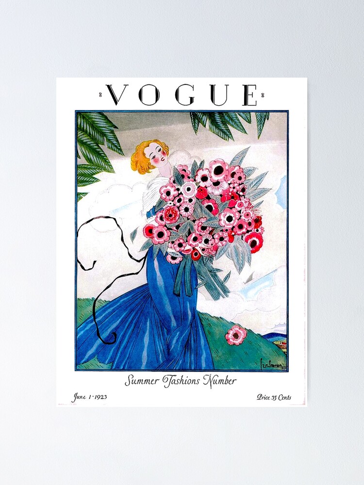 Alternate view of VOGUE : Vintage Spring 1923 Magazine Advertising Print Poster