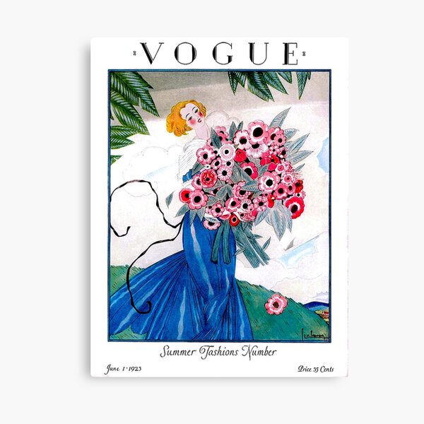 VOGUE: Vintage Spring 1923 Magazine Werbedruck Leinwanddruck
